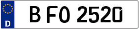 Truck License Plate